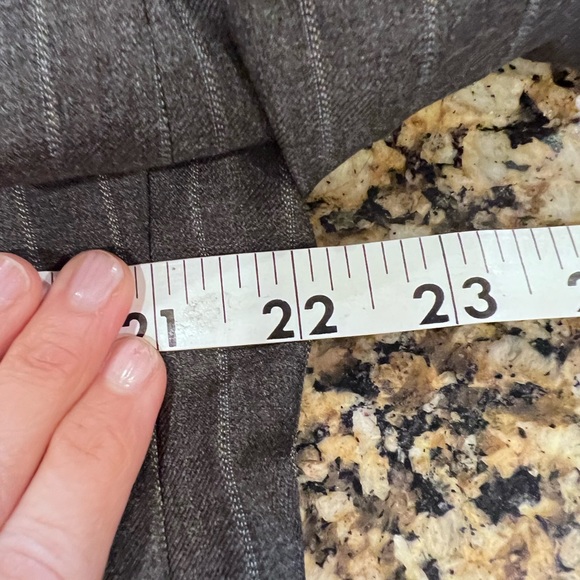 Brooks Bothers X Loro Piana Pinstriped Gray Wool Suit Size 44 X 38 - Picture 11 of 16